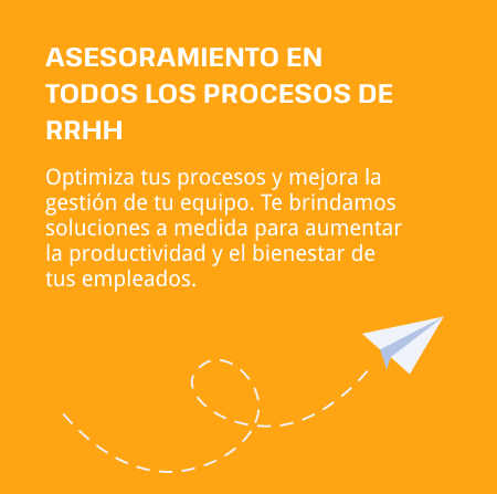 Card sobre el asesoramiento de procesos dentro de la consultora RRHH